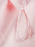 Top Betty 100% Capri pink linen top detail Top Betty 100% Capri pink linen top detail