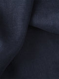 Top Sarah 100% Capri blue linen top detail Top Sarah 100% Capri blue linen top detail