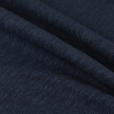 Top V for woman 100% Capri linen blue top detail Top V for woman 100% Capri linen blue top detail
