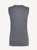 Top V for Woman linen dark grey top back 100% Capri Top V for Woman linen dark grey top back 100% Capri