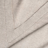 Top V for woman 100% Capri natural color and linen top detail Top V for woman 100% Capri natural color and linen top detail