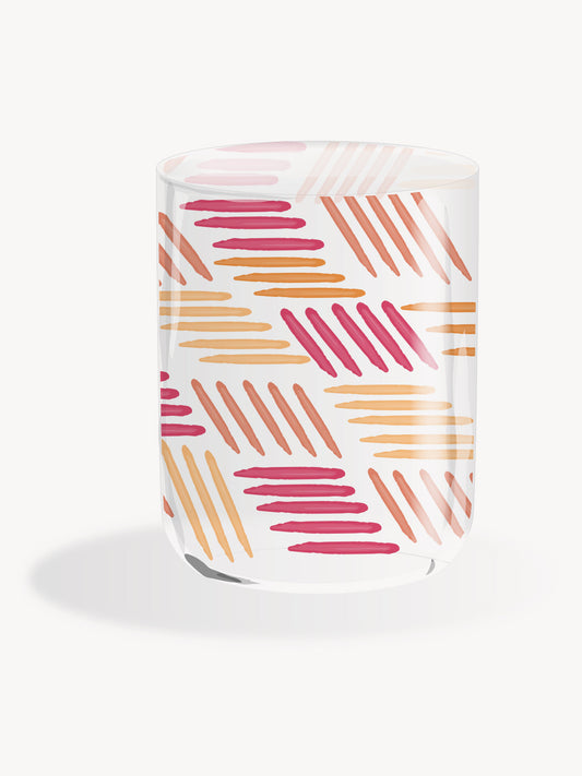 Hand Blown Water Glass Texture