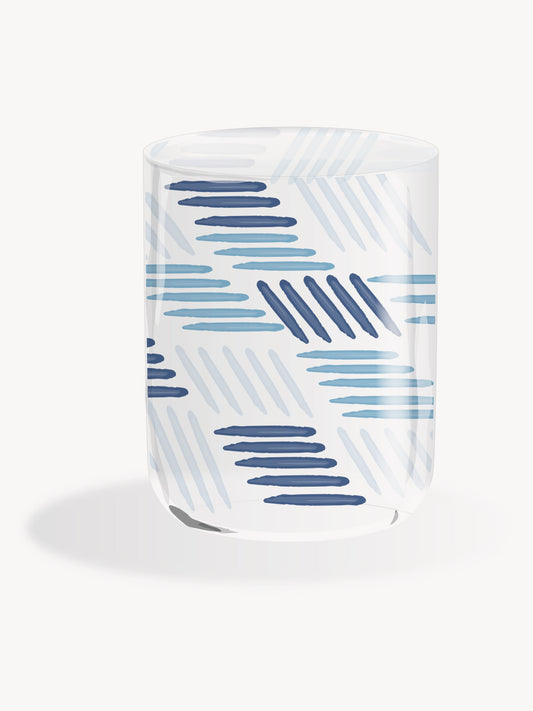 Hand Blown Water Glass Texture