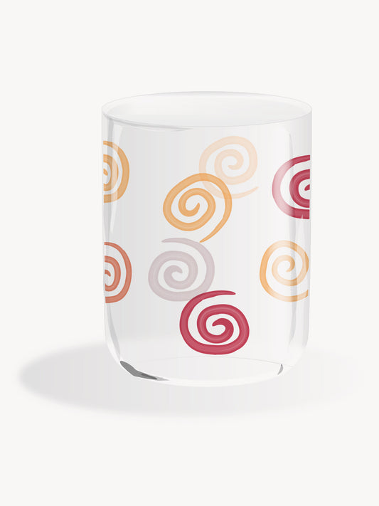 Hand Blown Water Glass Vertigo