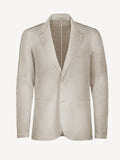 Sud Man natural linen jacket, front view – 100% Capri