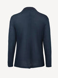 Back view of Sud Man blue linen jacket – 100% Capri