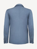 Back view of St Tropez jeans linen jacket – 100% Capri