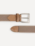 1ML017 Belt 8/35 100 Capri camel nut color open