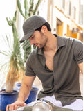 Knit short sleeve uomo