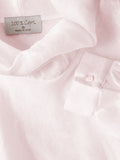 Elegant Top Palazzo blouse in linen gauze with foulard collar and puffed sleeves, made in Italy