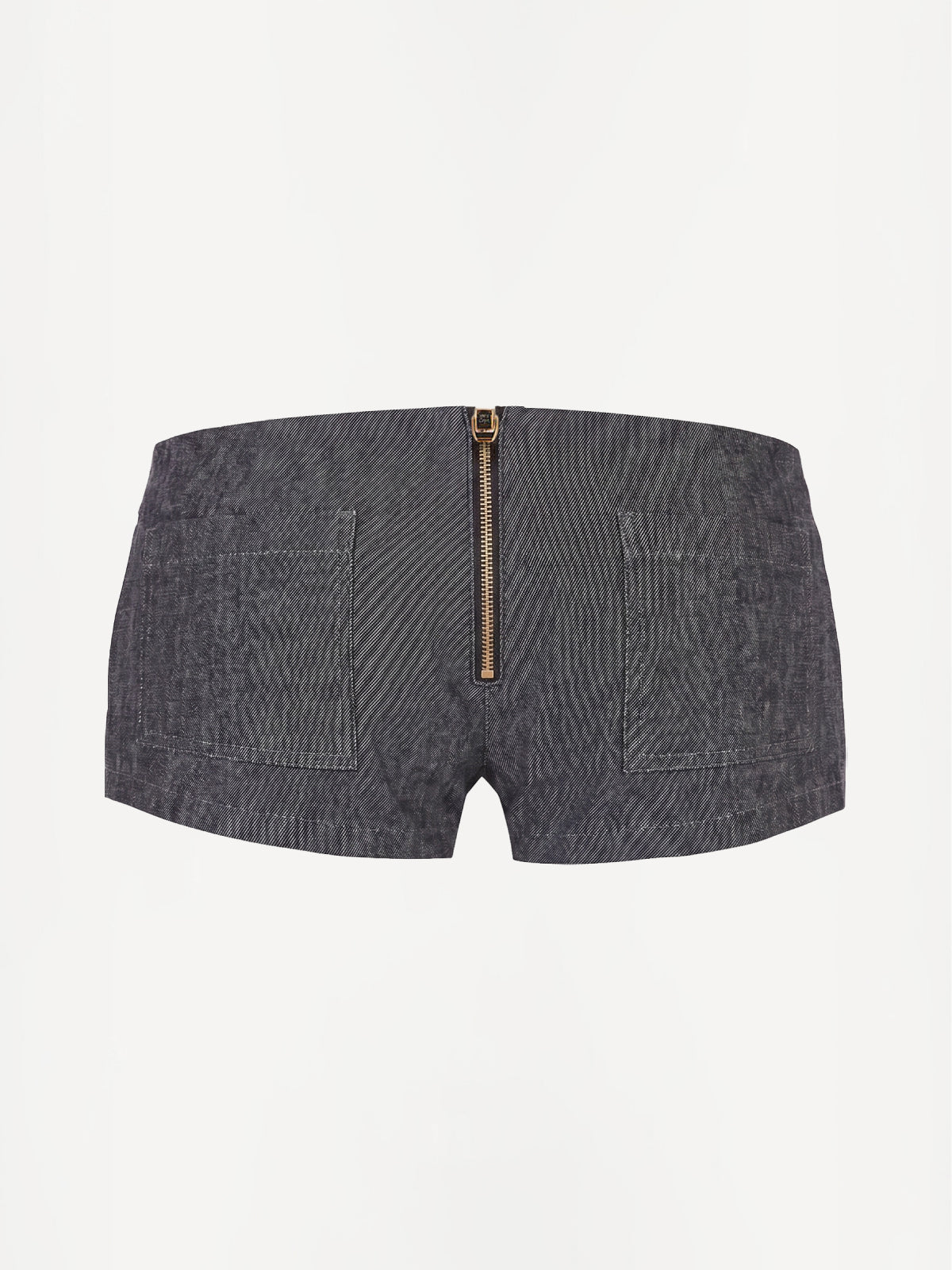 Linen Shorts Pants Zip