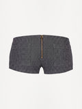 Linen Shorts Pants Zip