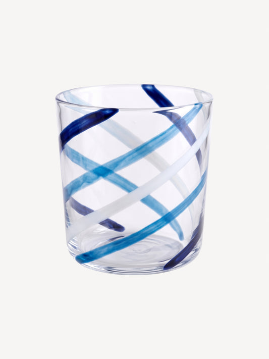 Hand Blown Water Glass Intersection