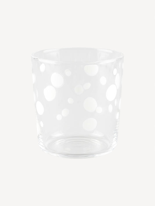 Hand Blown Water Glass Harlequin