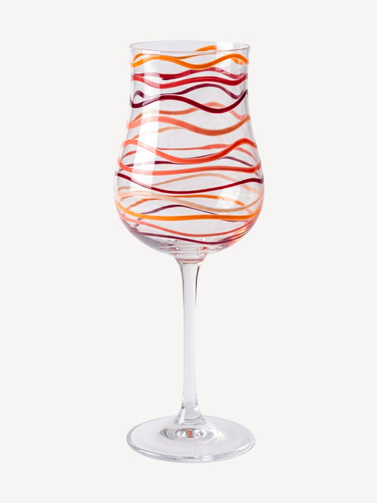 Bicchiere da Vino Rosso "Wave"