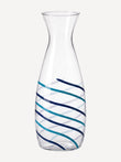 Handblown Glass Water Carafe Wave
