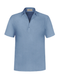 Camicia Portofino for man 100% Capri linen jeans t-shirt front