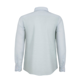 Camicia Mykonos 100% Capri aquamarine linen shirt back