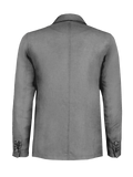 Giacca St. Tropez 100% Capri dark grey linen jacket for man  back
