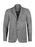 Giacca St. Tropez 100% Capri dark grey linen jacket for man  front