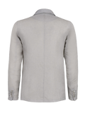 Giacca St. Tropez 100% Capri light grey linen jacket for man  back