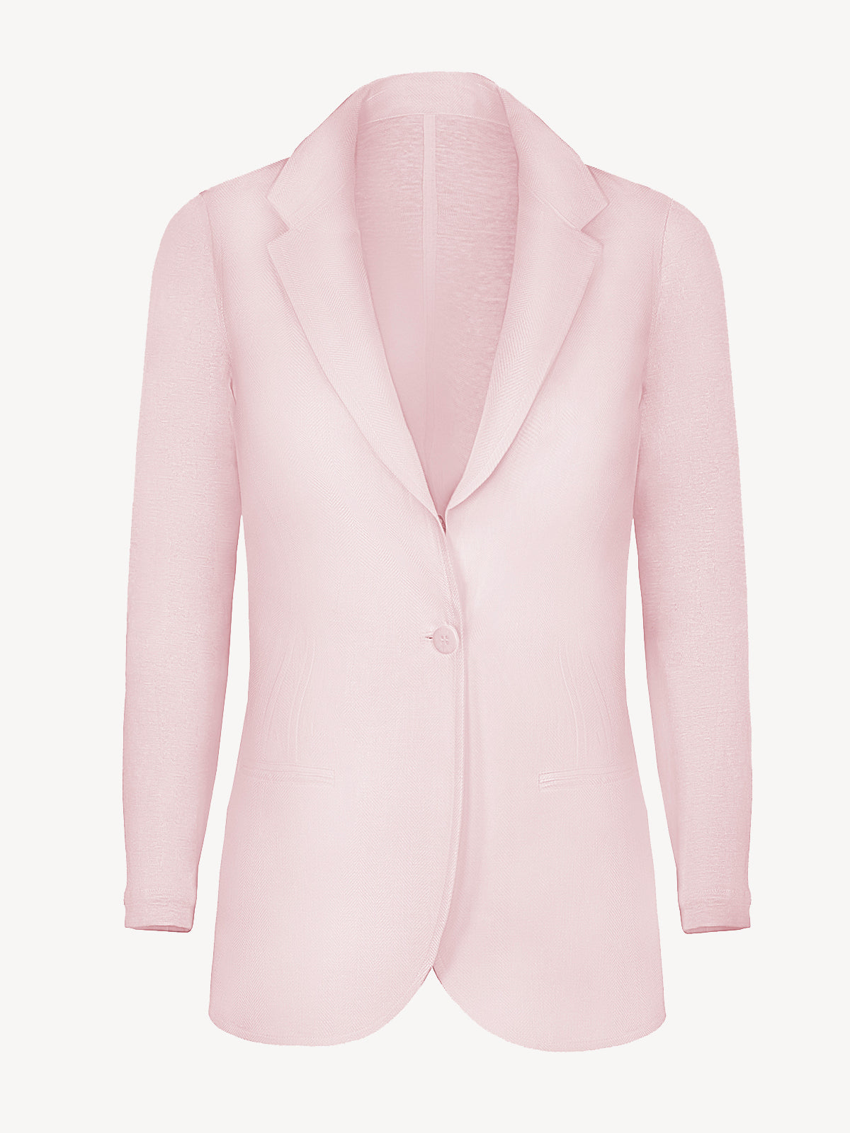 Giacca Sud Woman 100% Capri pink linen jacket front
