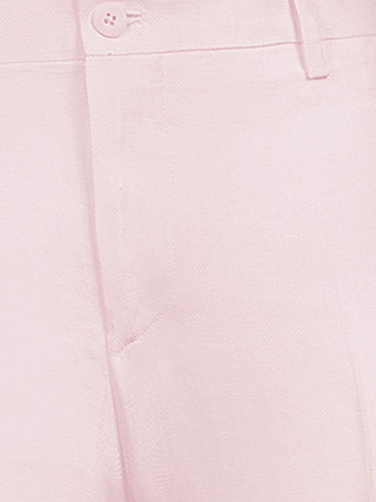 Pantalone New Capri  for woman 100% Capri pink linen pant detail