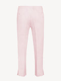 Pantalone New Capri  for woman 100% Capri pink linen pant back