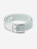 Belt 8/35 monocolor 100% Capri aquamarine leather belt 