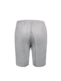 Bermuda Capri for men 100% Capri light grey linen pant back