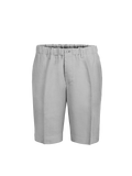 Bermuda Capri for men 100% Capri light grey linen pant front