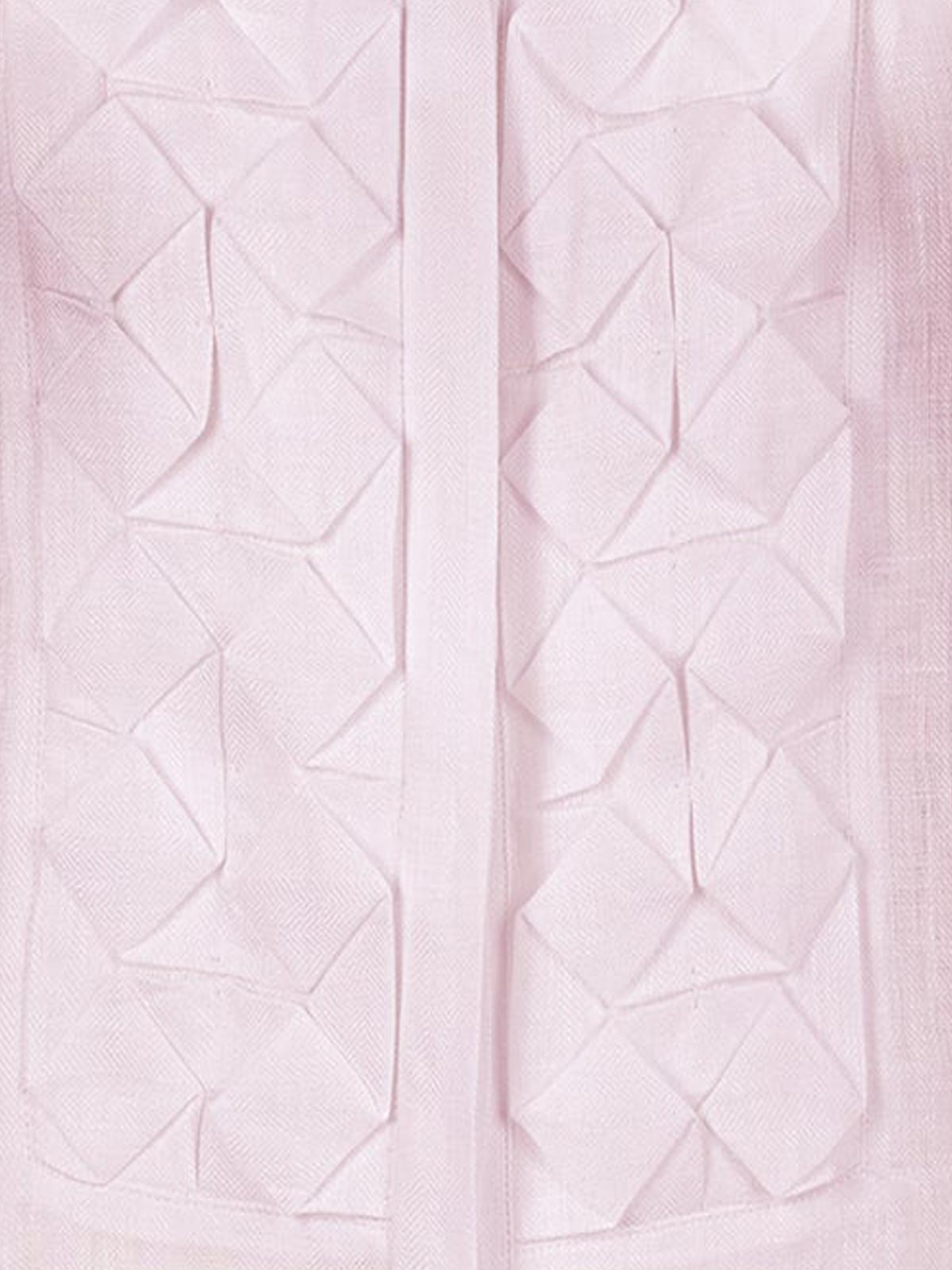 Camicia Nada 100% Capri pink linen shirt detail