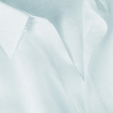 Camicia Portofino for man 100% Capri linen aquamarine t-shirt  detail
