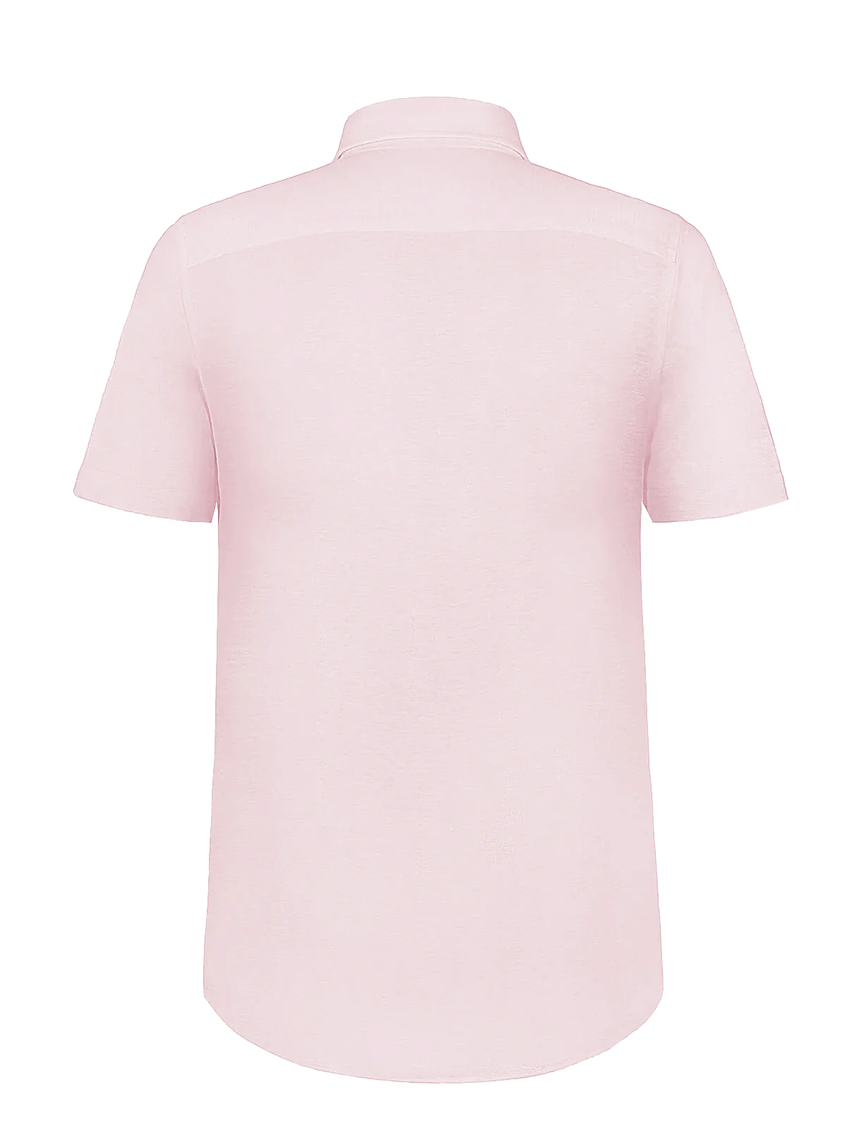 Camicia Portofino for man 100% Capri linen pink t-shirt back