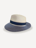 Capri Hat for woman 100% Capri straw white and jeans hat
