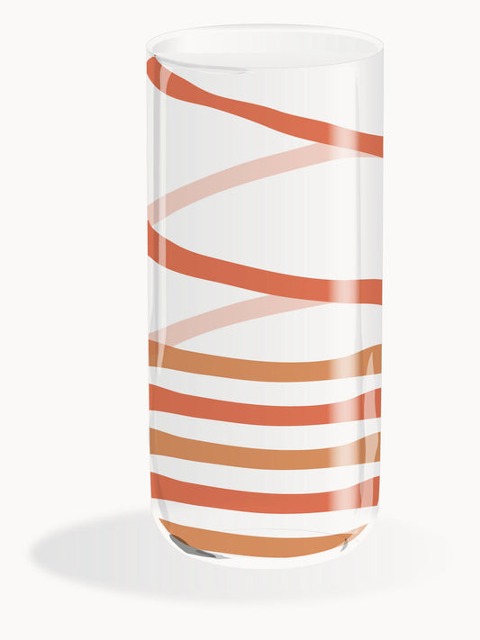 drink glass coral Arianna 100% Capri design