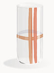 drink glass coral lines 100% Capri design
