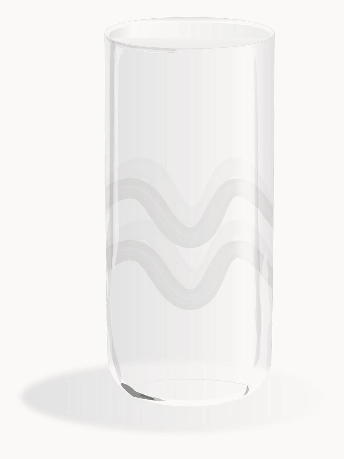 drink glass white fluid 100% Capri design