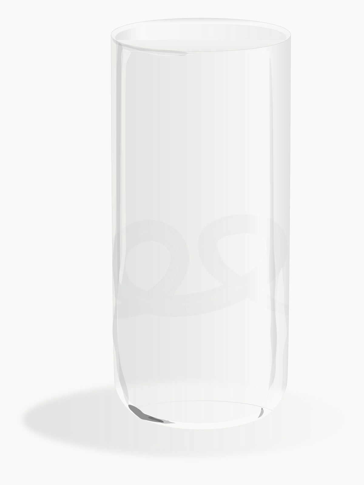 drink glass white knots 100% Capri design