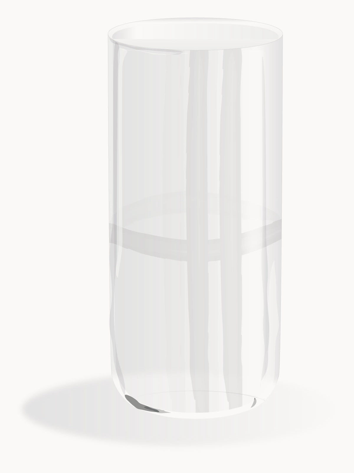 drink glass white lines 100% Capri design