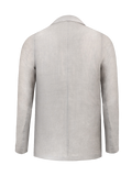 Giacca Sud Man 100% Capri light grey linen jacket back