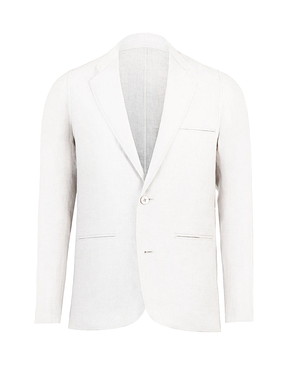 Giacca Sud Man 100% Capri white linen jacket front