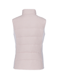 Gilet Ischia reversible for woman 100% Capri pink linen gilet back