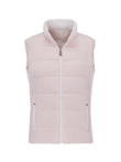 Gilet Ischia reversible for woman 100% Capri pink linen gilet front