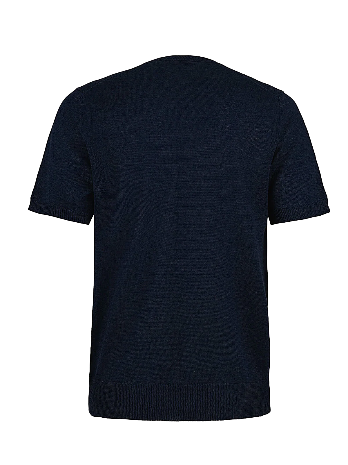 T-Shirt M/C 100% Capri blue linen t-shirt back