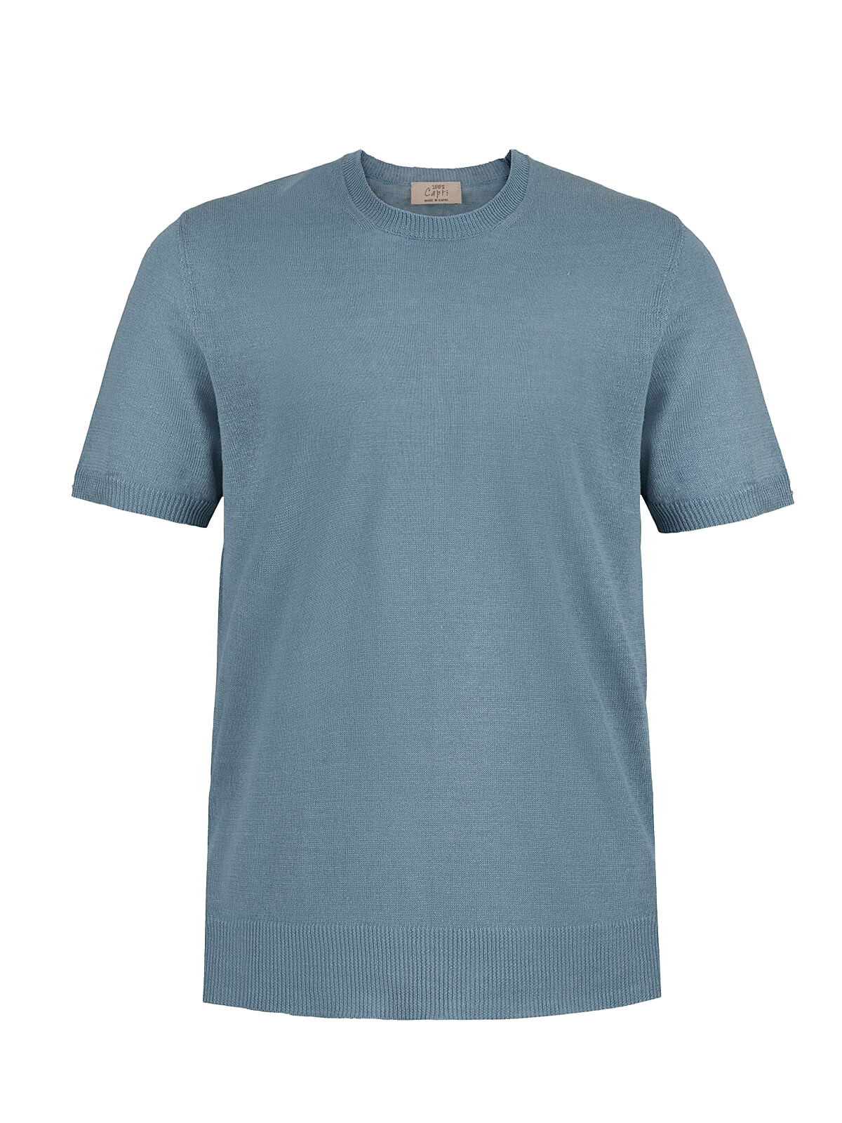 T-Shirt M/C 100% Capri jeans linen t-shirt front