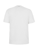 T-Shirt M/C 100% Capri white linen t-shirt back