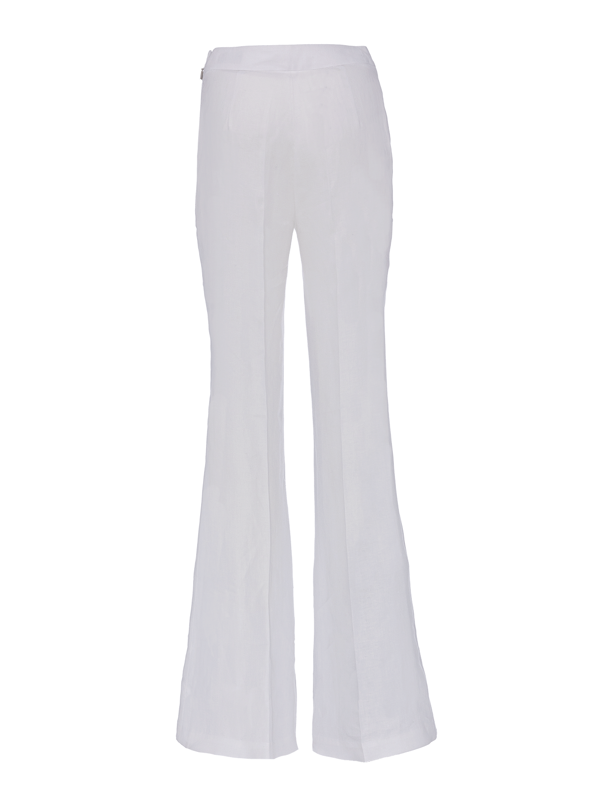 Mara Linen Pants for woman 100% Capri white linen pant back