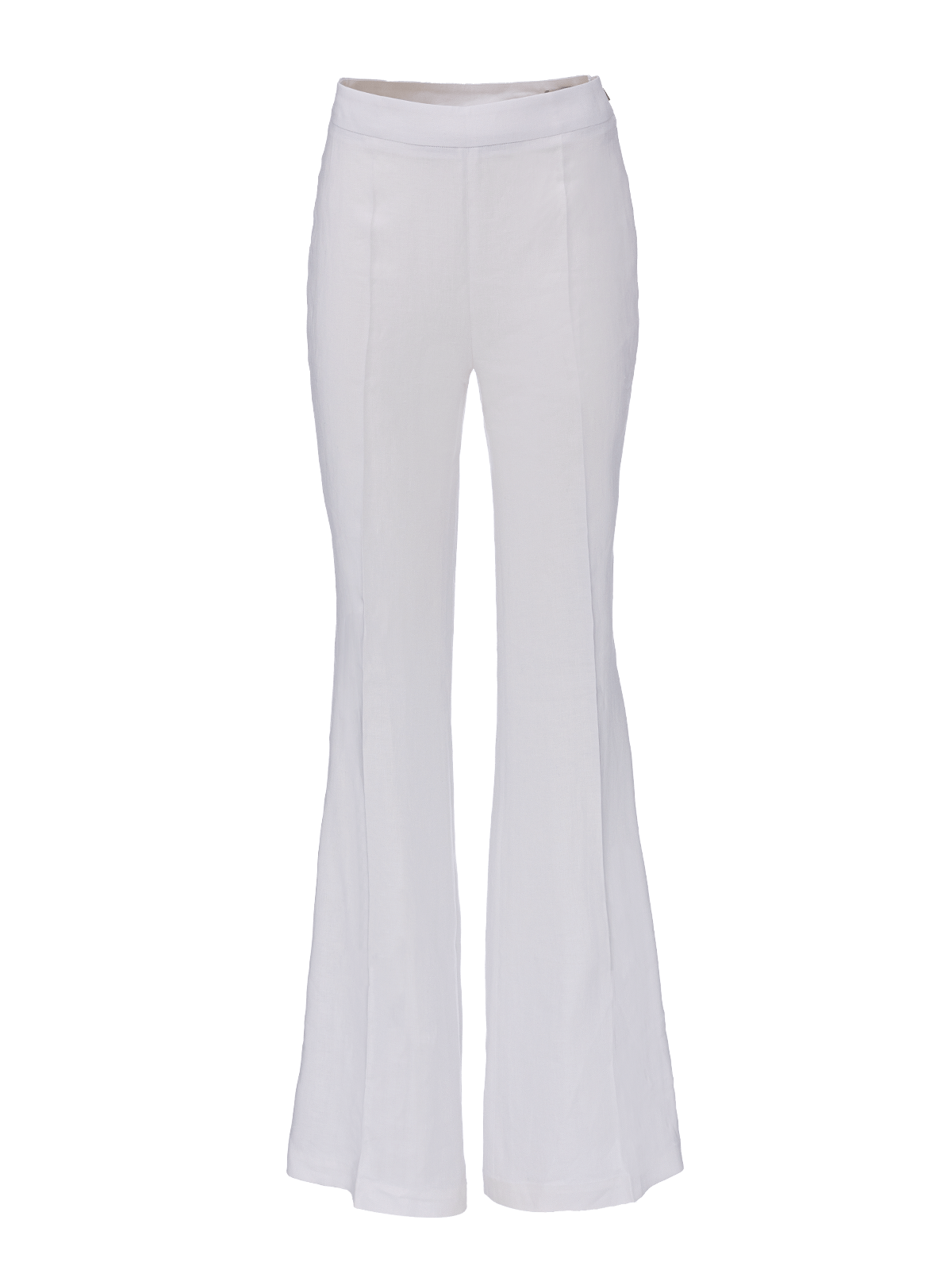 Mara Linen Pants for woman 100% Capri white linen pant front