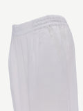 Miami Linen Pants for woman 100 % Capri linen white pant  detail